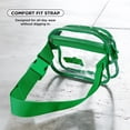 thumbnail image 3 of Prince Pickleball Court Crossbody Waist Pack – Clear Green Belt Bag with Pickleball Storage, 3 of 9