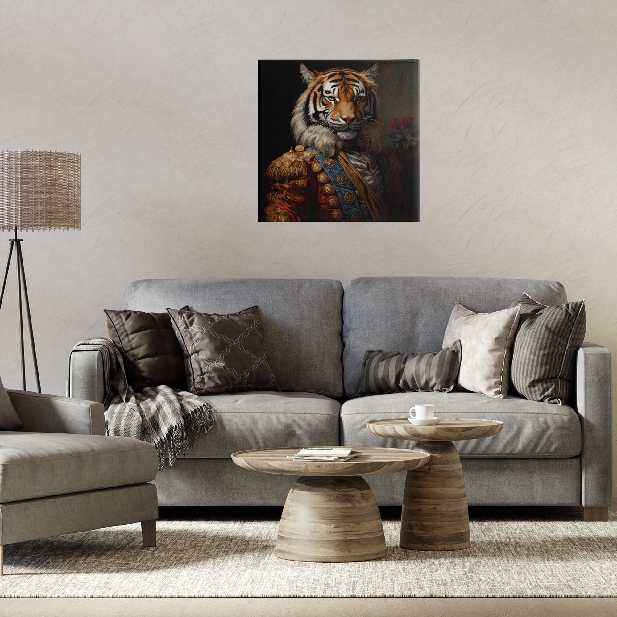 Stupell Industries Noble Tiger Transformation Canvas Wall Art, design by Lazar Studio
