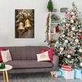 thumbnail image 6 of Vintage Winter Fawn Posters Christmas Pine Tree Canvas Wall Art Rustic Scene Decorations Prints Painting for Christmas Home Bedroom Dorm Wall Decor, 6 of 7