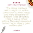 thumbnail image 4 of All-Clad Gourmet Digital Belgian Waffle Maker with Removable Plates, 4 slice, 4 of 11