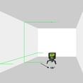 thumbnail image 3 of Huepar Cross Line Laser Level Green Beam Self-Leveling Laser Tools with 2 Plumb Dots M-9211G, 3 of 8