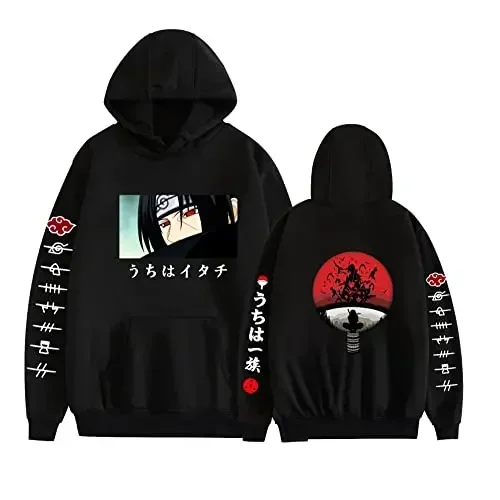 Sudadera con capucha unisex Akatsuki Cloud, jersey con estampado de moda, ropa de calle cómoda, top de hip hop, otoño e invierno, superventas