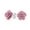 Lavender, variant on Womens Delicate Yellow 3D Resin Flower Rose Stud Earrings .925 Sterling Post