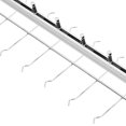 thumbnail image 4 of Modern Eyeglasses Display Stand, Wall-Mounted with 16 Holders, Sleek Silver Aluminum Alloy Frame, Multi-Tiered Design for Displaying Eyewear in Style, 4 of 7