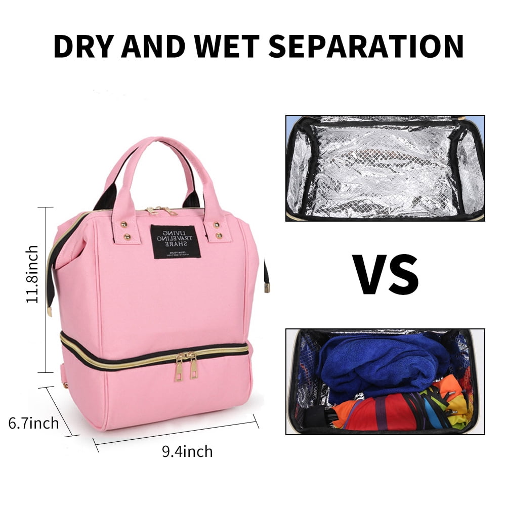 Baby Diaper Tote Bag Mommy Backpack Bag Multifunctional Breast Milk Bag Travel Organizer Baby Care
