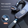 thumbnail image 4 of Herunwer Single-Ear Sport Bluetooth Headset with Digital Display, ANC Noise Cancelling, 30-Hour Playtime, 4 of 8