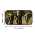 thumbnail image 5 of Qinduosi Outdoor Door Mat Front Doormat Bathroom Doormats African forest elephant Door Mats for Bathroom Entryway Welcome Mats for Outdoor Indoor Non-Slip Home Decoration Mat Rectangular Mat, 5 of 6