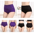 thumbnail image 3 of 3Pcs Cotton Panties for Women Plus Size Underwear High Waist Abdominal Briefs Female Girl Postpartum Recovery Panties Women's, 3 of 6