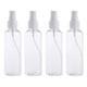 thumbnail image 1 of 4pcs 100ML Botella de espray de plástico vacía para maquillaje y cuidado de la piel Uso de viaje recargable (botellas transparentes con rociador blanco), 1 of 5