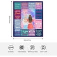 thumbnail image 7 of Yibo Mothers Day for Mom Blanket Flannel Soft and Comfortable Anti-static Bed Sofa Blanket, 7 of 7