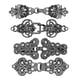 thumbnail image 5 of 4 piezas suéter chal clips clips sujetadores decorativo hueco cardigan cuello Negro, 5 of 8