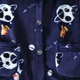 thumbnail image 3 of WOYY Big Boy's Flannel Pajama sets Winter Fall Sleepwear Soft Tops Pants sets With Pockets, 3 of 3