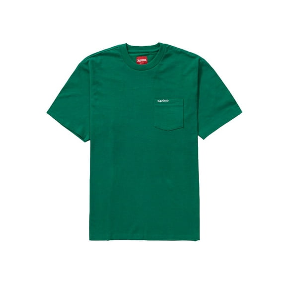 Supreme Men's S/S Pocket Tee (FW21) Green, from StockX