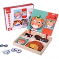 thumbnail image 3 of Juguetes educativos Rompecabezas magnético Cambiar ropa Suministros para juegos mentales, 3 of 5