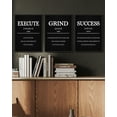 thumbnail image 5 of SHENIFY Black Inspirational Wall Art letter Decor Bedroom Prints Ready To Hang for Bedroom 12x16in3pcs Black Framed, 5 of 6