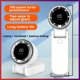 thumbnail image 4 of High Speed Folding Handheld Fan, 5-speed Wind Speed Of 13000 Rpm, 5000mAh, Mini Fan With Screen Display, USB Charging, Suitable For Indoor And Outdoor Use, Summer Gifts For Men And Women, 4 of 4