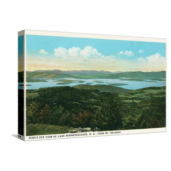 Art.com Lake Winnipesaukee, New Hampshire Stretched Canvas Print Wall Art, 18" x 12"