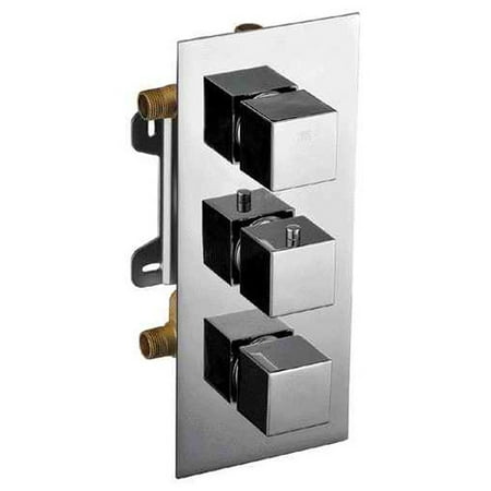 Concealed 3 Way Thermostatic Valve Shower Mixer