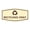 Ivory/Dark Brown, variant on Fancy Recycling Only Sign (Navy Blue / White) - Small
