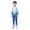 Blue, variant on Kids Boys Gradient Figure Skating Jumpsuit Sparkly Rhinestone Bodysuit Long Sleeve Full Body Dance Unitard Purple 6