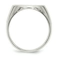 thumbnail image 2 of Sterling Silver 19x16mm Closed Back Signet Ring, 2 of 3