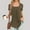 Khaki, variant on Summer Shirts For Women 2025 Sevevn Women Fashion Casual Round-Neck Short Sleeve Loose T-Shirt Blouse Tops Tops For Women Trendy
