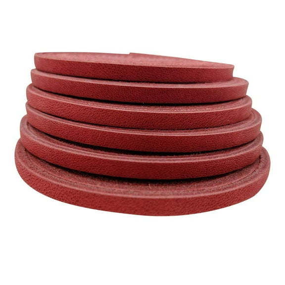 TOFL Baseball Glove Leather Repair Laces Baseball Mitts Red 6 Pack 72in x 3/16in