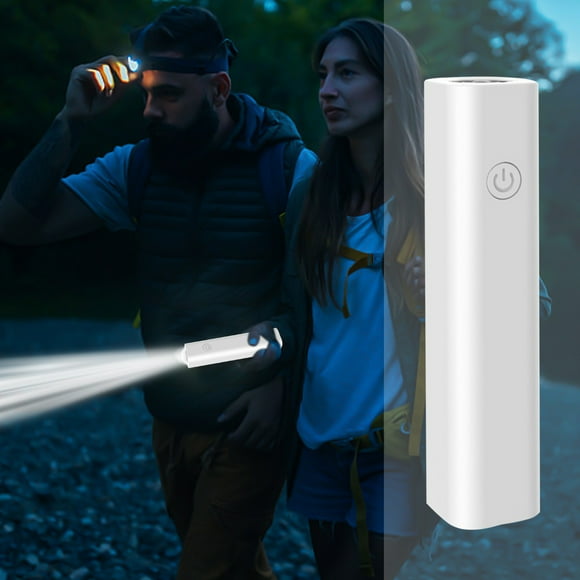 Dvkptbk Flashlight Outdoor Portable Strong Light Mini Flashlight-4.6In,Rechargeable LED Lighting Flashlight,Suitable for Camping, Night Reading, Cycling, Barbecue Camping Essentials