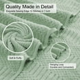 thumbnail image 6 of Jessy Home 2 Pack Light Green Hand Towel Set 16"x31" Soft Highly Absorbent Quick Dry 200 GSM Hand Towels, 6 of 6