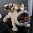 thumbnail image 4 of Bulldog creativo en la puerta para poner los adornos de llaves, porche, zapatero, caja de almacenamiento, muebles para el hogar, regalos de inauguración de la casa, 4 of 5