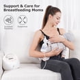 thumbnail image 3 of Hands Free Pumping Bra, Momcozy Adjustable Breast-Pumps Holding and Nursing Bra, Suitable for Breastfeeding-Pumps by Lansinoh, Philips Avent, Spectra, Evenflo and More(Black, X-Small), 3 of 8