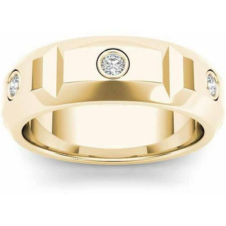 Imperial 1/4 Carat T.W. Diamond Men's 14kt Yellow Gold Wedding Band