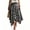 Black, variant on PBFRDSJ Women's Plaid Maxi Skirts A Line Vintage Trendy Beach Skirts Asymmetrical Hem Daily Going Out Casual Skater