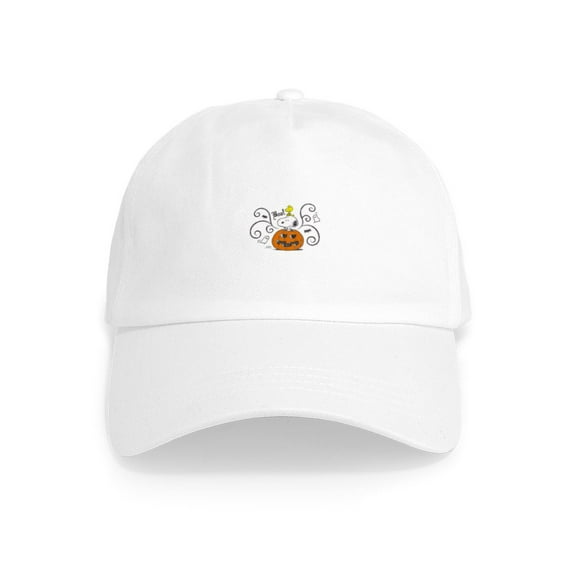 CafePress - Peanuts Snoopy Sketch Pumpkin Cap - Adjustable 100% Brushed Unisex Casual Cotton Baseball Cap, Beige, 1