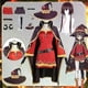 thumbnail image 2 of Anime Megumin Cosplay Costume Women Sorceress Dress Outfits Megumin Cos Wig Halloween Cos Costumes, 2 of 5