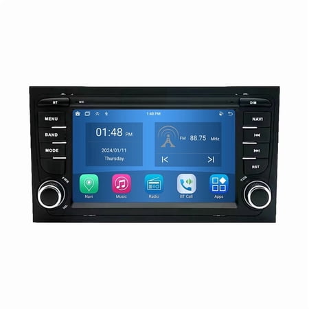 RoverOne 4+64G for Audi A4 B6 B7 S4 B7 B6 S4 RS4 B7 Seat Exeo Car Stereo CarPlay Android Auto GPS Navigation Bluetooth DSP Head Unit