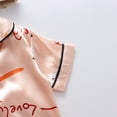 thumbnail image 5 of Toddler Kids Baby Sleepwears Boy Girl Outfits Cartoon Printed Short Sleeve Button Down 2PCS Clothes Set Fall Winter Soft Loungewear For Child, 5 of 9