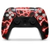 WraptorSkinz Skin Wrap compatible with the Sony PS5 DualSense Controller Electrify Red (CONTROLLER NOT INCLUDED)