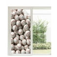 thumbnail image 6 of Baseball Window Privacy Film Stained Glass Window Film Decorative Windows Cover Static Windows Cling for Glass Door White Red Art Sport Stickers for Bathroom 35.4"x78.7", 6 of 7