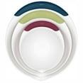 thumbnail image 3 of OXO Good Grips 3 Piece Nesting Mixing Bowl Set with Red, Green, and Blue Handles, 3 of 5