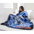 thumbnail image 6 of Yu-Gi-Oh! Blue-Eyes White Dragon Fleece Throw Blanket | 45 x 60 Inches, 6 of 7