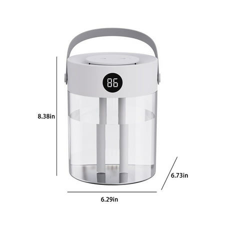 

Tahtuvzn Home Appliances Clearance! Humidifiers for Bedroom Large Room Home Cool and Warm for and Plants Mist Top Desk Humidifiers Essential Oil Diffuser Quiet WithMist