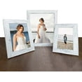 thumbnail image 3 of 5x7 Picture Frame Set of 4, High Definition Glass Distressed White Frame, 5 x 7 Wood Photo Frames for Tabletop Display and Wall Mounting, 3 of 7