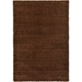thumbnail image 2 of Unique Loom 3126288 6 x 9 Pi Shag Solide Tapis Rectangulaire&44; Brun Chocolat, 2 of 2