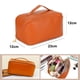 thumbnail image 2 of Bolsa de cosméticos de viaje de gran capacidad,Bolsa de maquillaje,Bolsa organizadora de maquillaje de cuero PU portátil impermeable, 2 of 5