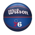 thumbnail image 1 of Baloncesto WILSON NBA Team Tribute, talla 7 29.5 Philadelphia 76ers, 1 of 2