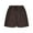 Brown, variant on ShomPort Workout Shorts for Women Elastic Waist Drawstring Sweat Shorts Basic Solid Color Sports Gym Shorts
