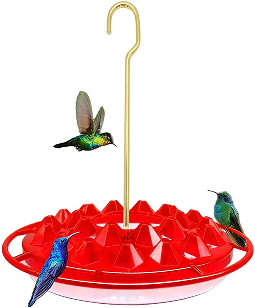 16 Ounces Bird Feeder for Birds Lover Perfect for Outdoor Patio Garden Hummingbird Feeder with 8 Feeding Ports 