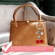 thumbnail image 4 of Llaveros de cereza Uxcell, 2 paquetes de llaveros de cereza, accesorios de bolso lindos para mujeres, colgante de mochila, llavero para llaves, regalo de moda, Rojo4, 4 of 7