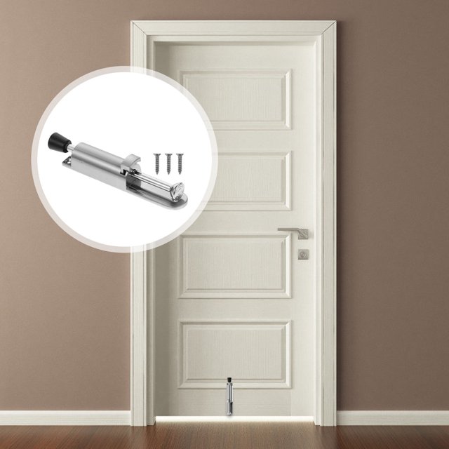 OULII Butées de Porte en Acier Inoxydable pour l'Intérieur de la Porte Prévenir les Dommages Muraux 1Pcs